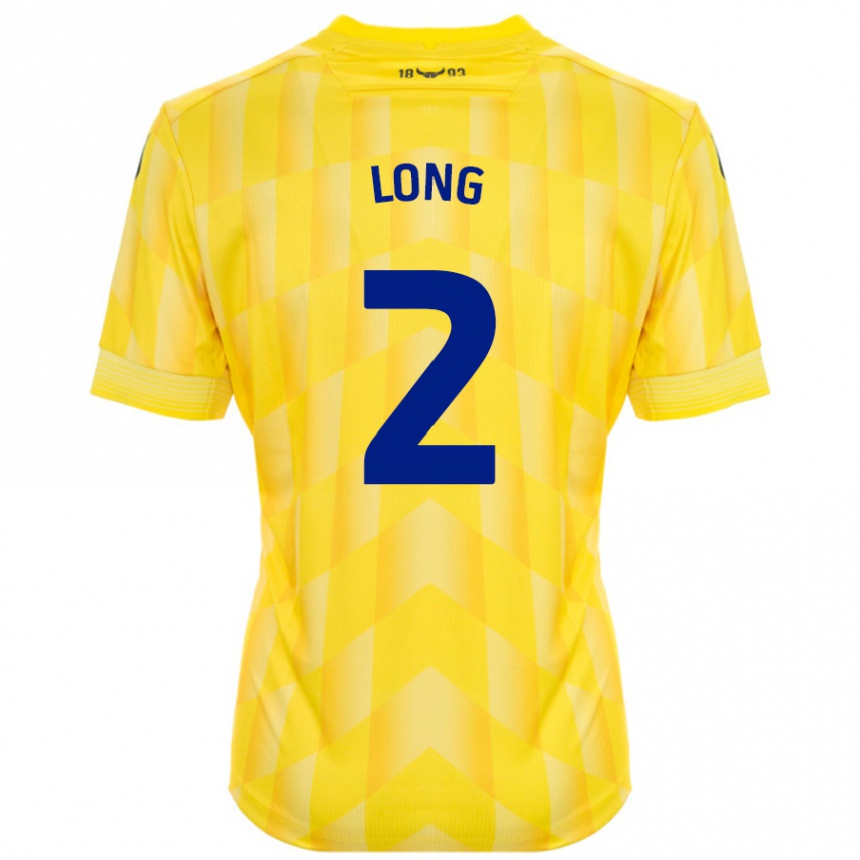 Gyermek Labdarúgás Sam Long #2 Sárga Hazai Jersey 2024/25 Mez Póló Ing