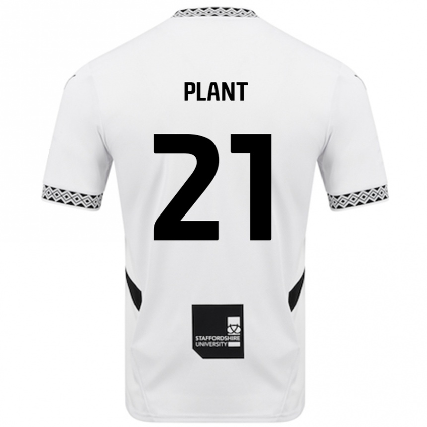 Gyermek Labdarúgás James Plant #21 Fehér Hazai Jersey 2024/25 Mez Póló Ing