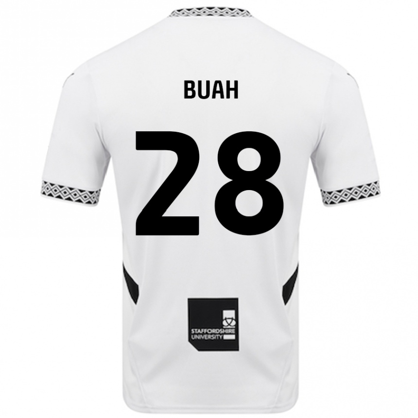 Gyermek Labdarúgás Andrew Buah #28 Fehér Hazai Jersey 2024/25 Mez Póló Ing