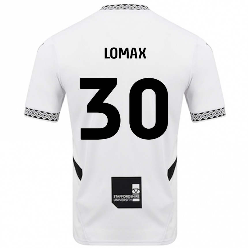 Gyermek Labdarúgás Ben Lomax #30 Fehér Hazai Jersey 2024/25 Mez Póló Ing