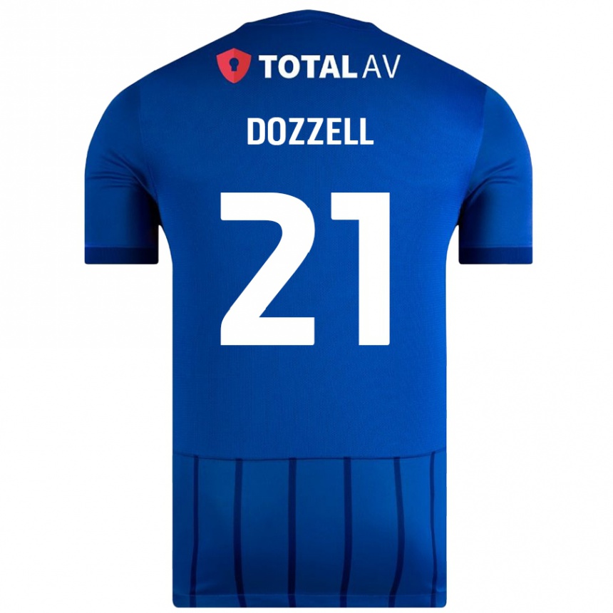 Gyermek Labdarúgás Andre Dozzell #21 Kék Hazai Jersey 2024/25 Mez Póló Ing