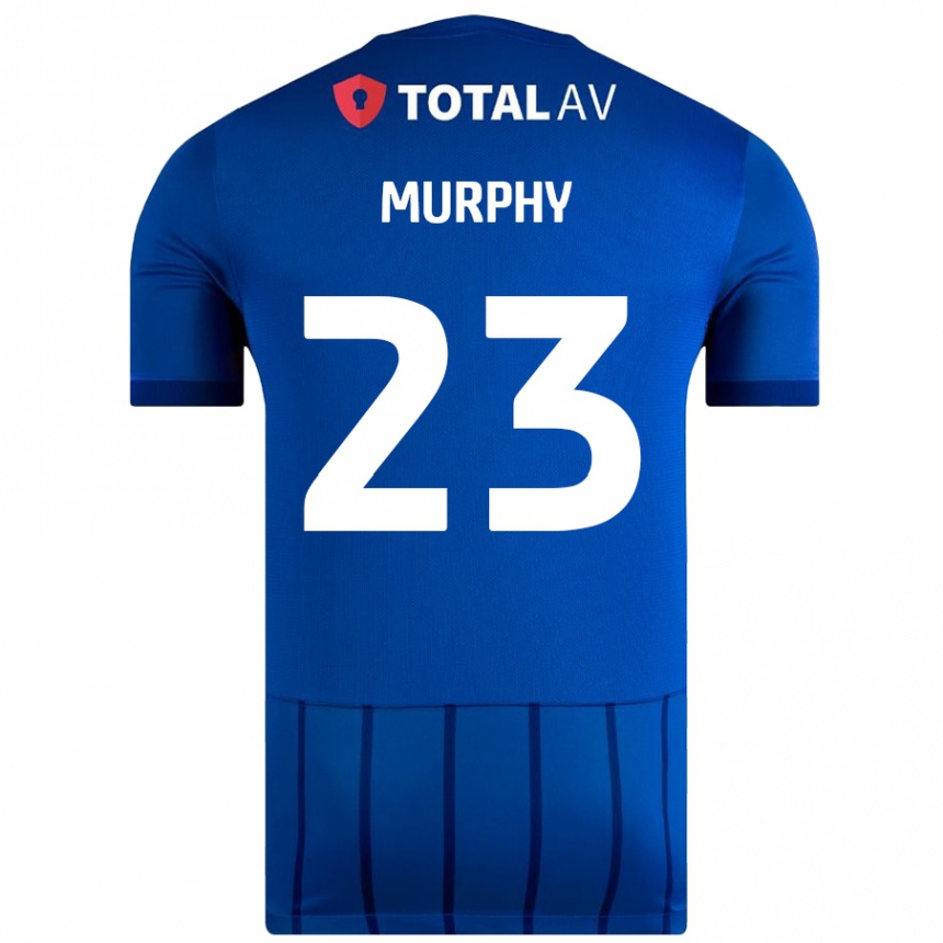 Gyermek Labdarúgás Josh Murphy #23 Kék Hazai Jersey 2024/25 Mez Póló Ing