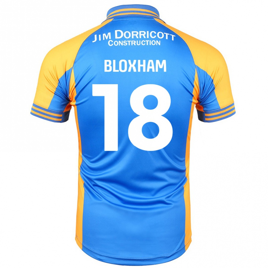 Gyermek Labdarúgás Tom Bloxham #18 Kék Borostyán Hazai Jersey 2024/25 Mez Póló Ing