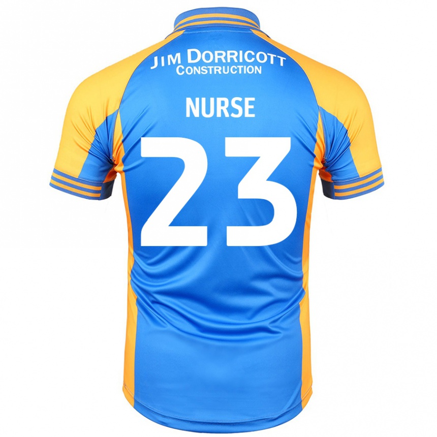 Gyermek Labdarúgás George Nurse #23 Kék Borostyán Hazai Jersey 2024/25 Mez Póló Ing