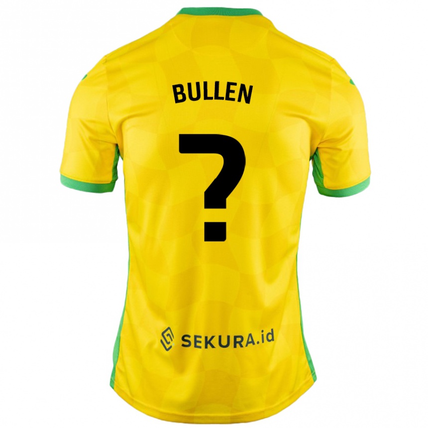 Gyermek Labdarúgás Henry Bullen #0 Sárga Zöld Hazai Jersey 2024/25 Mez Póló Ing