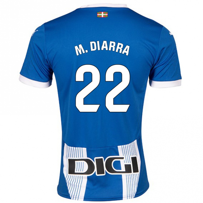 Gyermek Labdarúgás Moussa Diarra #22 Kék Hazai Jersey 2024/25 Mez Póló Ing