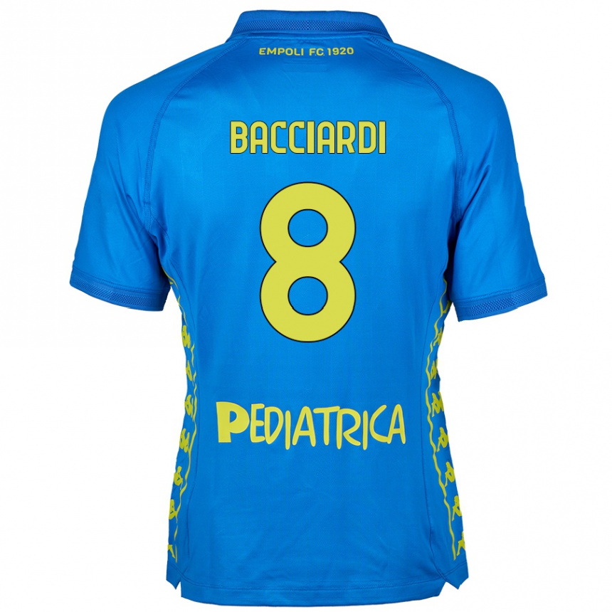 Gyermek Labdarúgás Andrea Bacciardi #8 Kék Hazai Jersey 2024/25 Mez Póló Ing