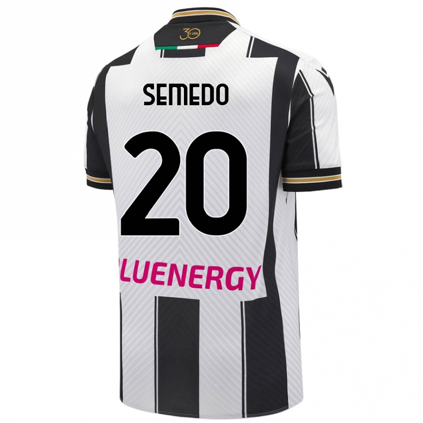 Gyermek Labdarúgás Vivaldo Semedo #20 Fehér Fekete Hazai Jersey 2024/25 Mez Póló Ing