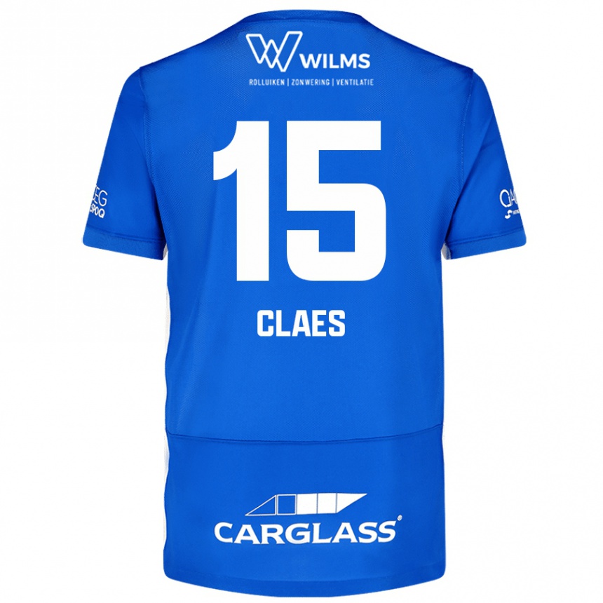 Gyermek Labdarúgás Thomas Claes #15 Kék Hazai Jersey 2024/25 Mez Póló Ing