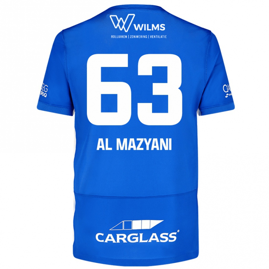 Gyermek Labdarúgás Faissal Al Mazyani #63 Kék Hazai Jersey 2024/25 Mez Póló Ing