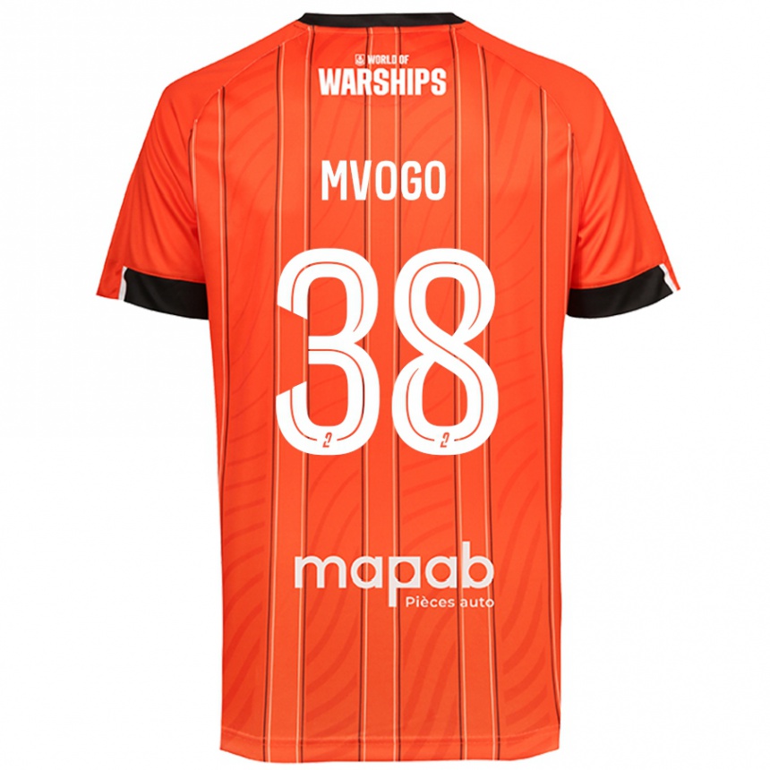 Gyermek Labdarúgás Yvon Mvogo #38 Narancs Hazai Jersey 2024/25 Mez Póló Ing