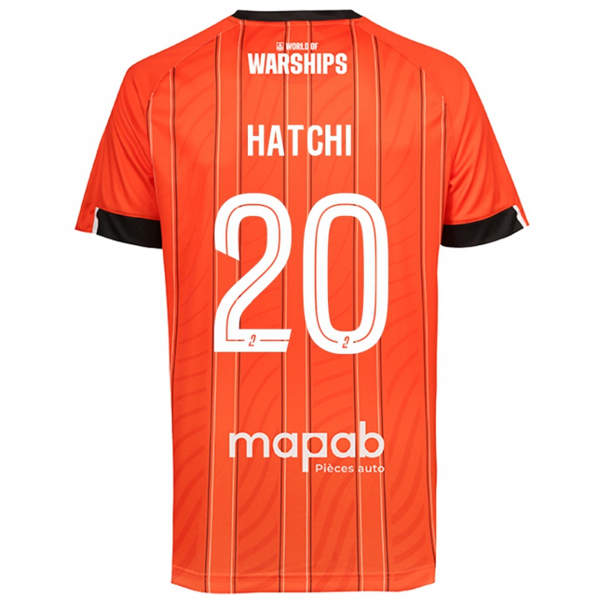 Gyermek Labdarúgás Jérémy Hatchi #20 Narancs Hazai Jersey 2024/25 Mez Póló Ing