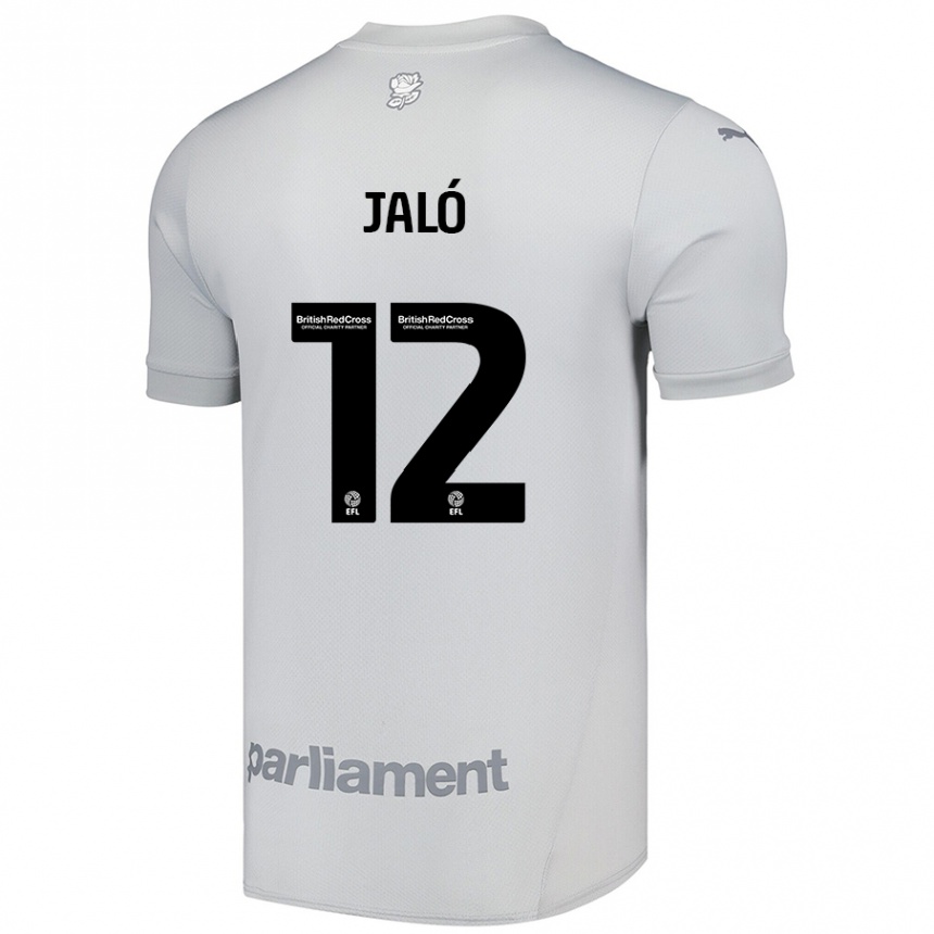 Gyermek Labdarúgás Fábio Jaló #12 Ezüstszürke Idegenbeli Jersey 2024/25 Mez Póló Ing