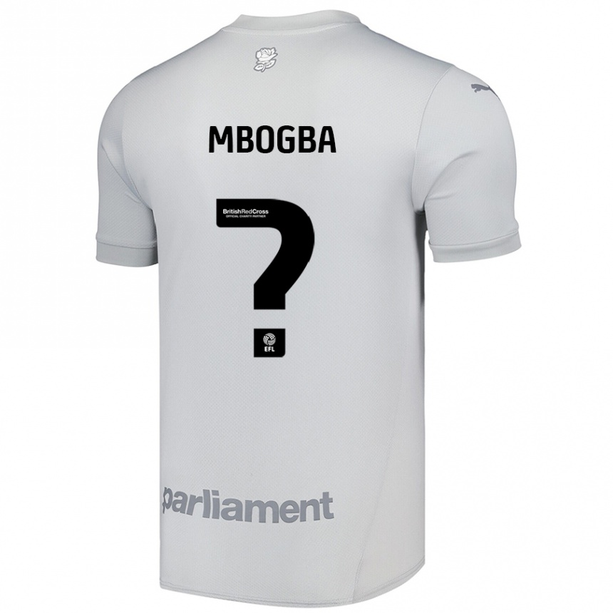 Gyermek Labdarúgás Malachi Mbogba #0 Ezüstszürke Idegenbeli Jersey 2024/25 Mez Póló Ing