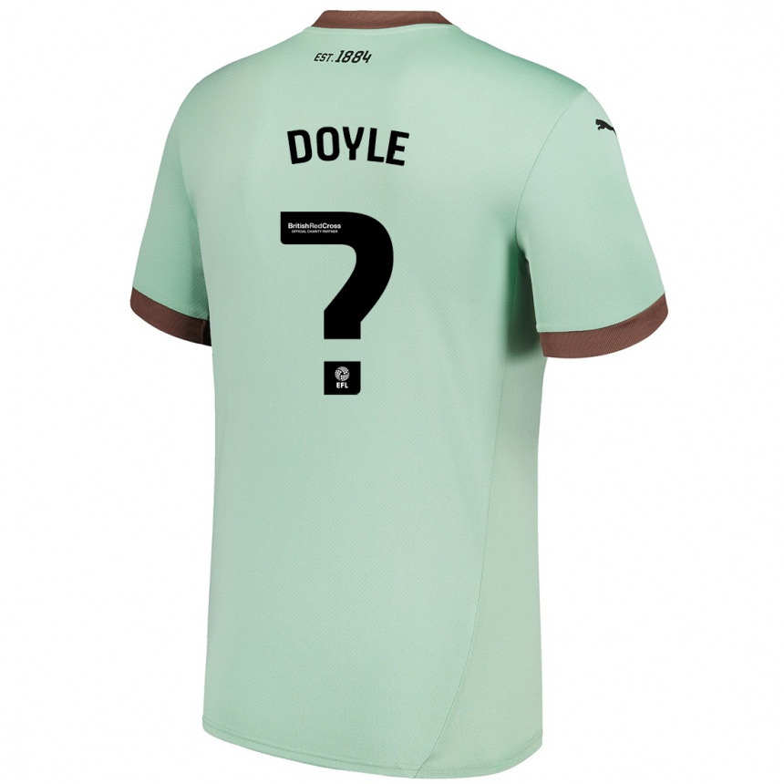 Gyermek Labdarúgás Aj Doyle #0 Halványzöld Idegenbeli Jersey 2024/25 Mez Póló Ing