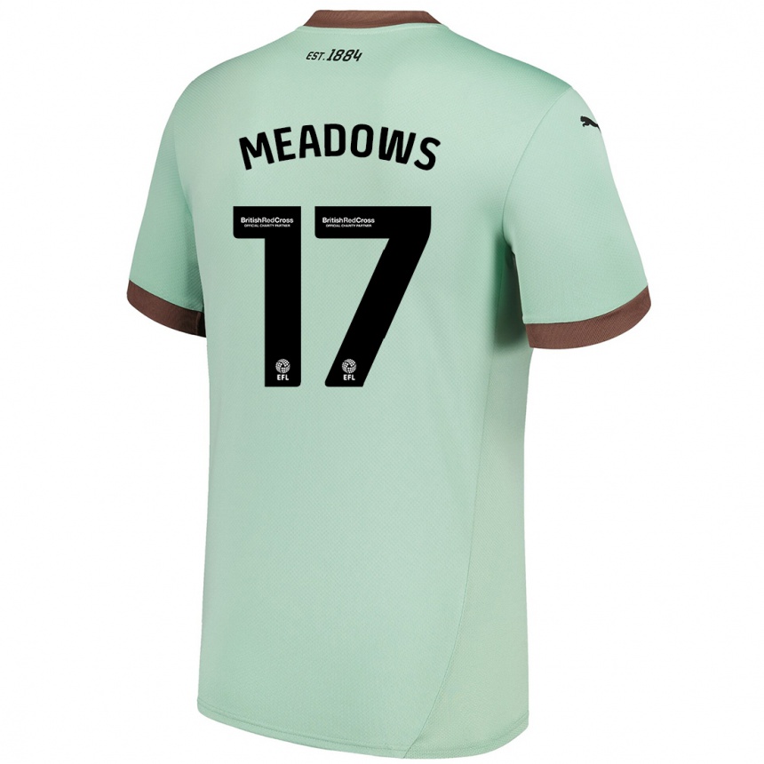 Gyermek Labdarúgás Helena Meadows #17 Halványzöld Idegenbeli Jersey 2024/25 Mez Póló Ing