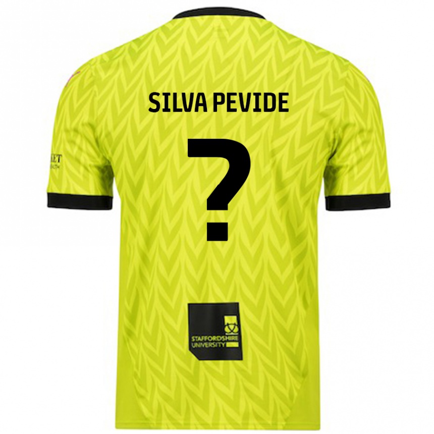 Gyermek Labdarúgás Joao Silva Pevide #0 Fluoreszkáló Zöld Idegenbeli Jersey 2024/25 Mez Póló Ing