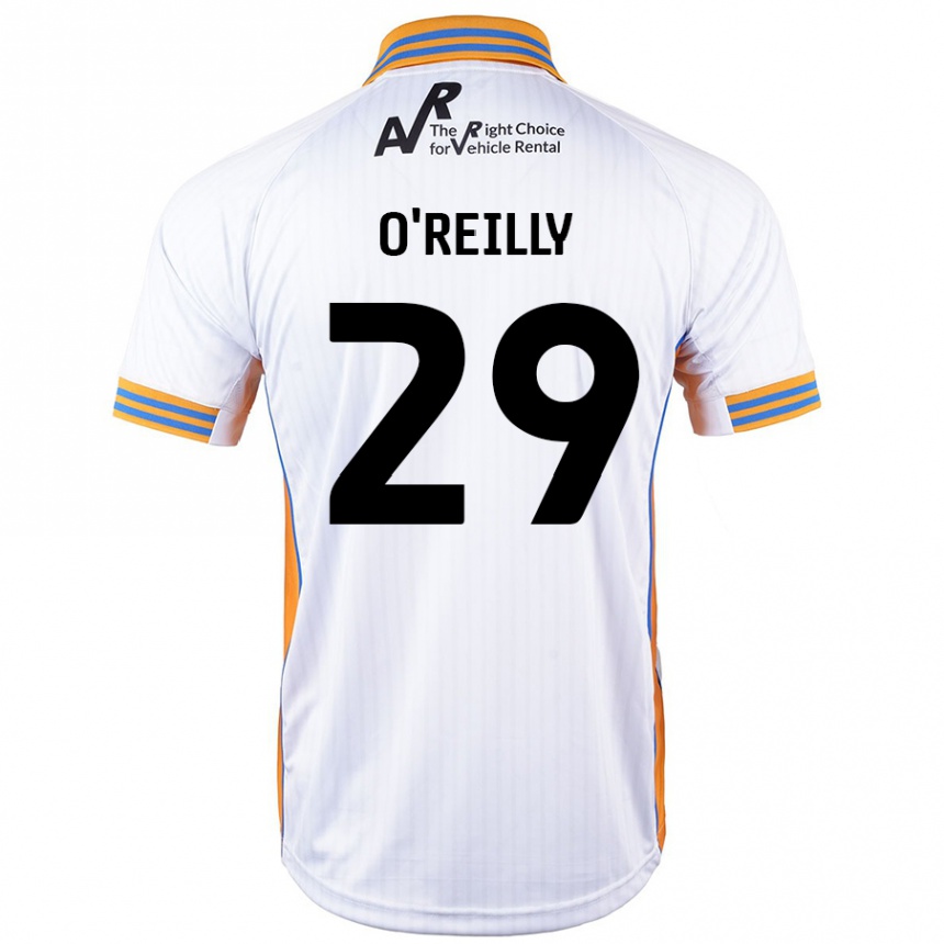 Gyermek Labdarúgás Tommi O'reilly #29 Fehér Idegenbeli Jersey 2024/25 Mez Póló Ing