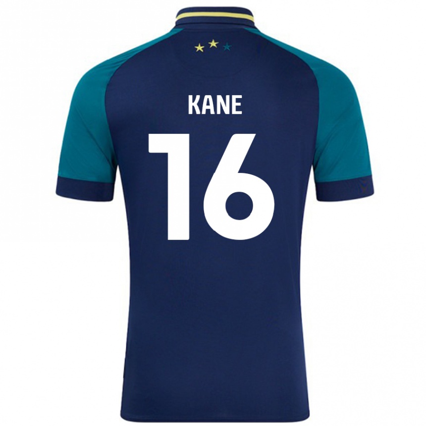 Gyermek Labdarúgás Herbie Kane #16 Navy Sötétzöld Idegenbeli Jersey 2024/25 Mez Póló Ing