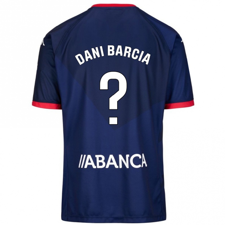 Gyermek Labdarúgás Dani Barcia #5 Sötétkék Idegenbeli Jersey 2024/25 Mez Póló Ing