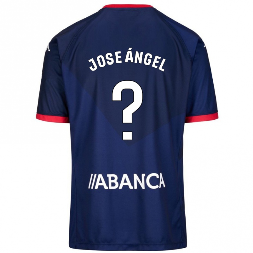 Gyermek Labdarúgás José Ángel Jurado #20 Sötétkék Idegenbeli Jersey 2024/25 Mez Póló Ing