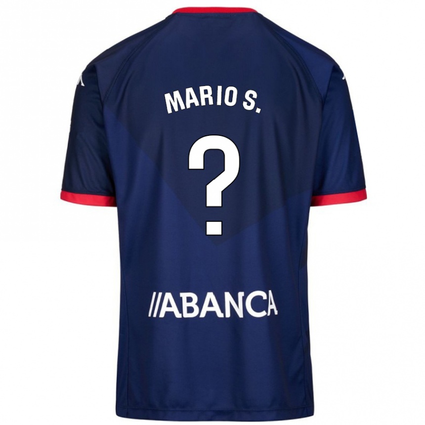 Gyermek Labdarúgás Mario Soriano #21 Sötétkék Idegenbeli Jersey 2024/25 Mez Póló Ing