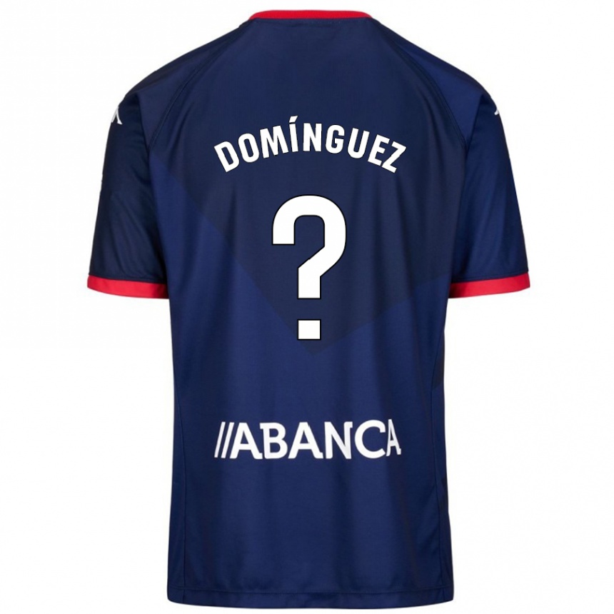 Gyermek Labdarúgás David Domínguez #0 Sötétkék Idegenbeli Jersey 2024/25 Mez Póló Ing