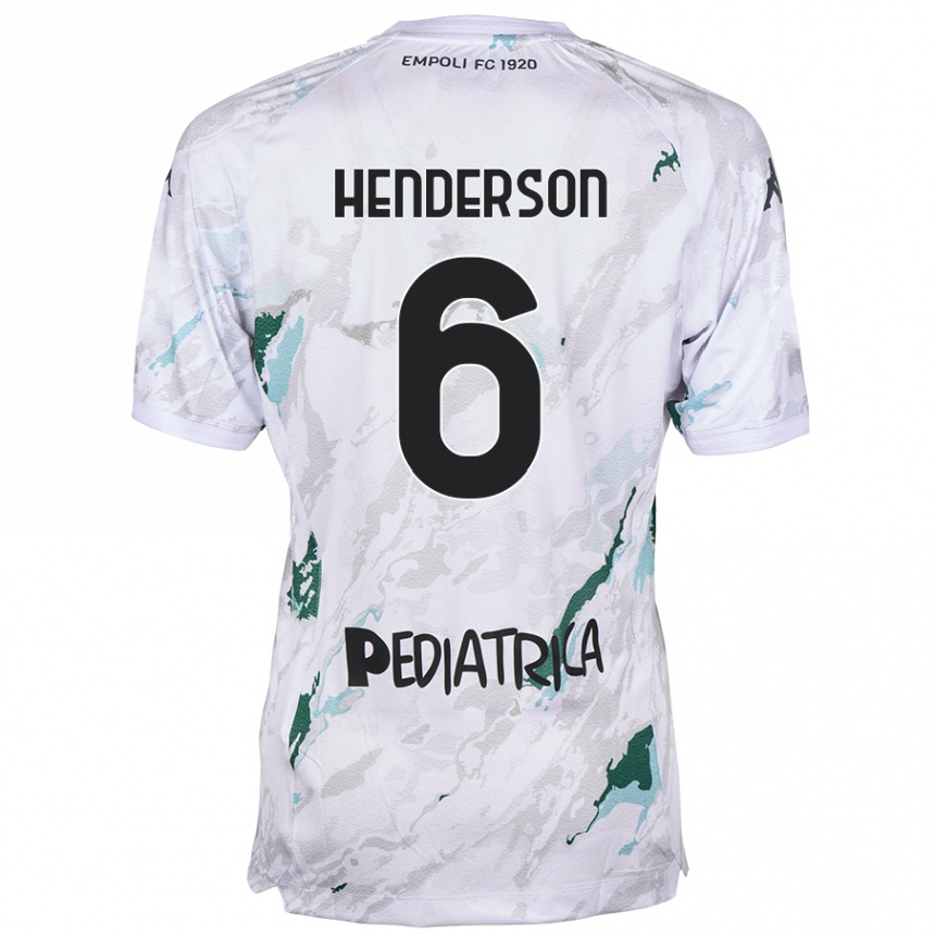 Gyermek Labdarúgás Liam Henderson #6 Szürke Idegenbeli Jersey 2024/25 Mez Póló Ing