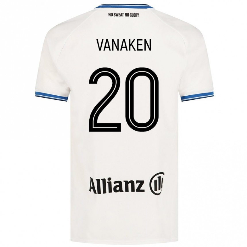 Gyermek Labdarúgás Hans Vanaken #20 Fehér Idegenbeli Jersey 2024/25 Mez Póló Ing