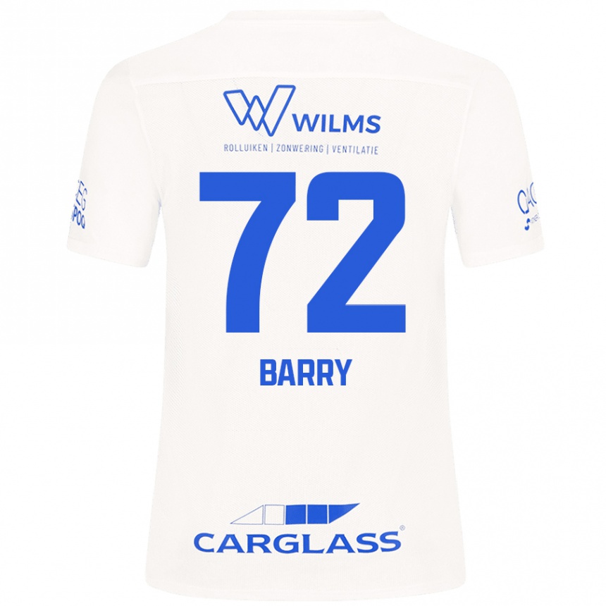 Gyermek Labdarúgás Alpha Barry #72 Fehér Idegenbeli Jersey 2024/25 Mez Póló Ing