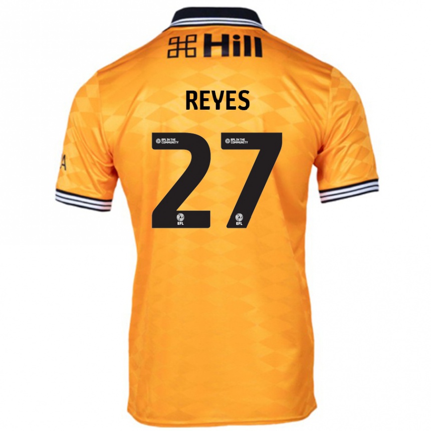 Férfi Labdarúgás Vicente Reyes #27 Narancs Hazai Jersey 2024/25 Mez Póló Ing