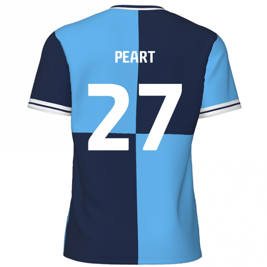 Férfi Labdarúgás Brody Peart #27 Égszínkék Sötétkék Hazai Jersey 2024/25 Mez Póló Ing