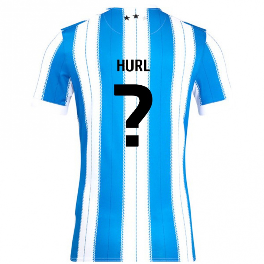 Férfi Labdarúgás Francis Hurl #0 Kék Fehér Hazai Jersey 2024/25 Mez Póló Ing