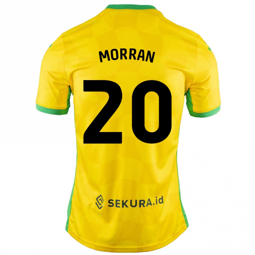 Férfi Labdarúgás Eloise Morran #20 Sárga Zöld Hazai Jersey 2024/25 Mez Póló Ing