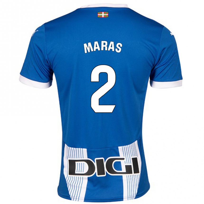 Férfi Labdarúgás Nikola Maras #2 Kék Hazai Jersey 2024/25 Mez Póló Ing