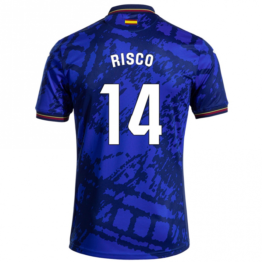 Férfi Labdarúgás Alberto Risco #14 Sötétebb Kék Hazai Jersey 2024/25 Mez Póló Ing