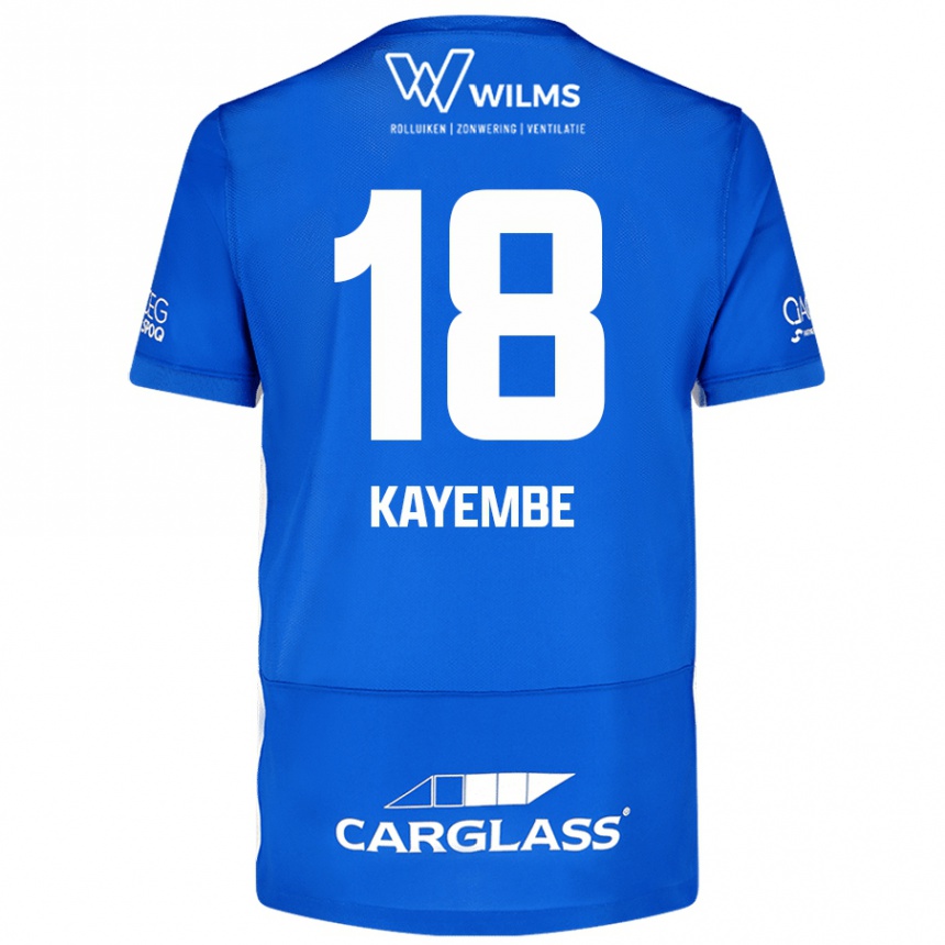 Férfi Labdarúgás Joris Kayembe #18 Kék Hazai Jersey 2024/25 Mez Póló Ing