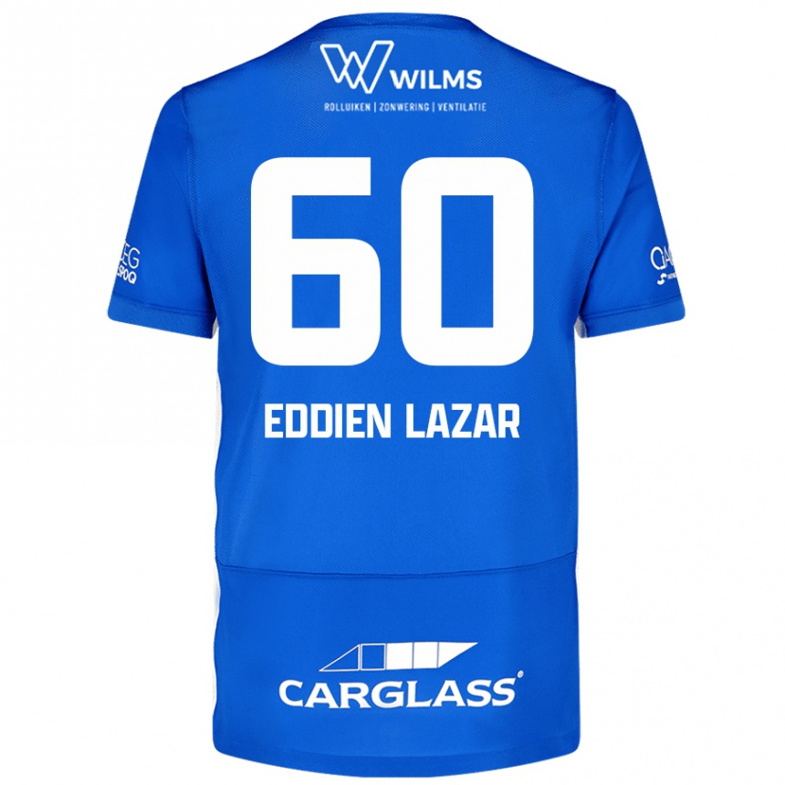 Férfi Labdarúgás Saif Eddien Lazar #60 Kék Hazai Jersey 2024/25 Mez Póló Ing