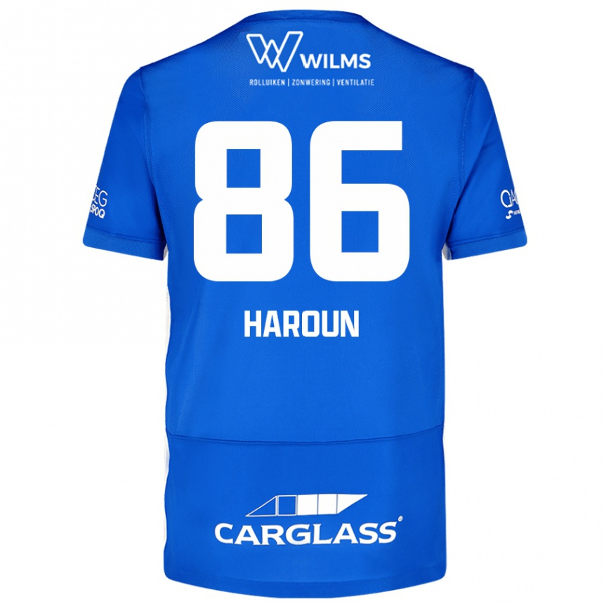 Férfi Labdarúgás Kenan Haroun #86 Kék Hazai Jersey 2024/25 Mez Póló Ing