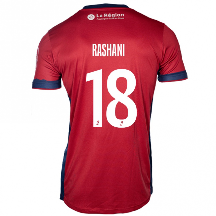 Férfi Labdarúgás Elbasan Rashani #18 Világos Bordó Hazai Jersey 2024/25 Mez Póló Ing