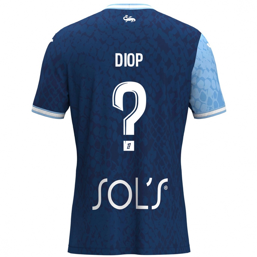 Férfi Labdarúgás Doro Diop #0 Égszínkék Sötétkék Hazai Jersey 2024/25 Mez Póló Ing