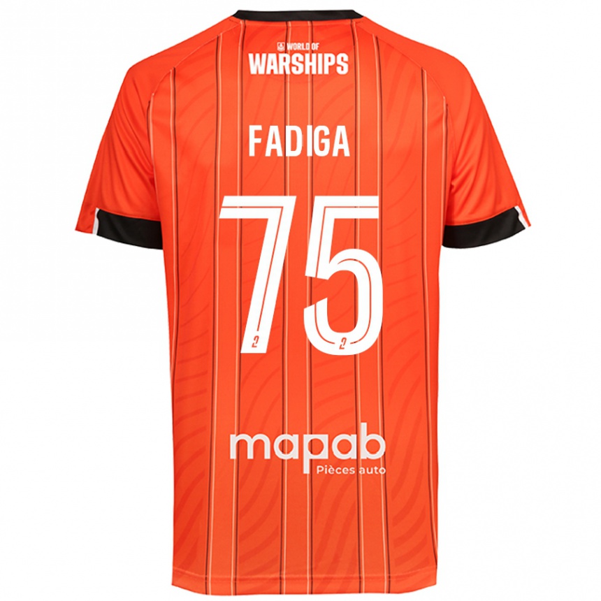 Férfi Labdarúgás Bandiougou Fadiga #75 Narancs Hazai Jersey 2024/25 Mez Póló Ing