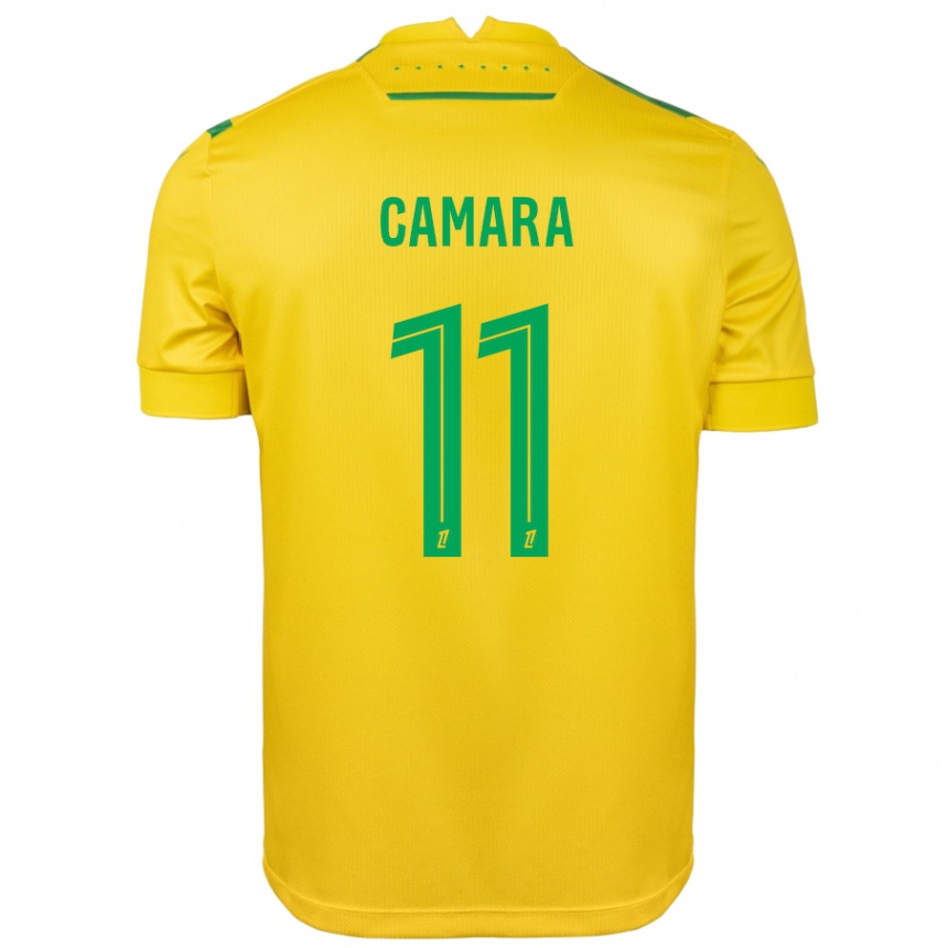 Férfi Labdarúgás Aboubacar Camara #11 Sárga Zöld Hazai Jersey 2024/25 Mez Póló Ing