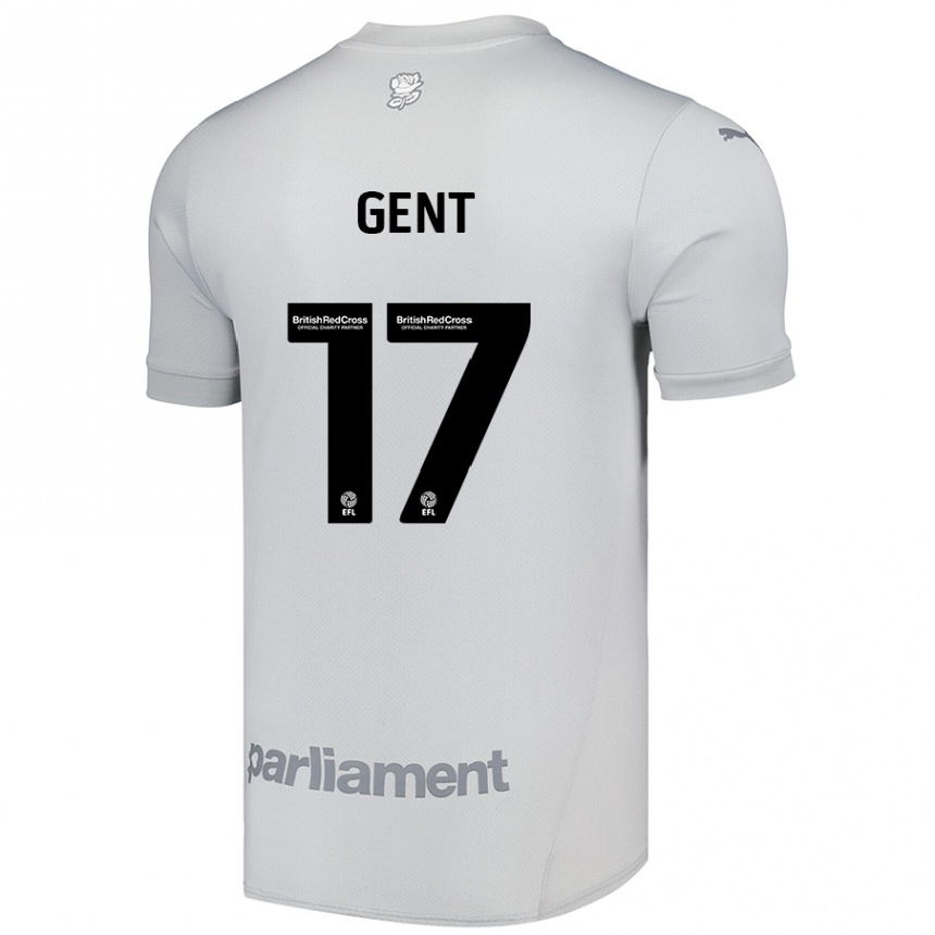 Férfi Labdarúgás Georgie Gent #17 Ezüstszürke Idegenbeli Jersey 2024/25 Mez Póló Ing