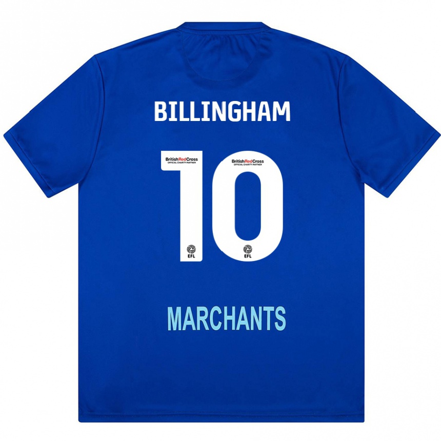 Férfi Labdarúgás Lily Billingham #10 Zöld Idegenbeli Jersey 2024/25 Mez Póló Ing