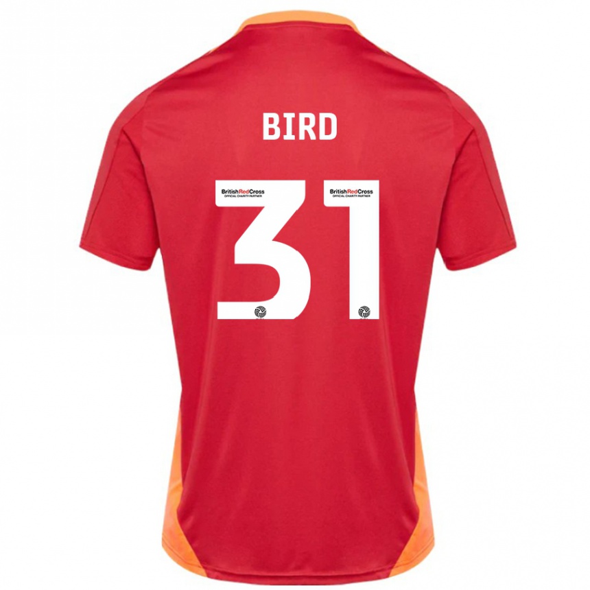 Férfi Labdarúgás Jay Bird #31 Kék Törtfehér Idegenbeli Jersey 2024/25 Mez Póló Ing