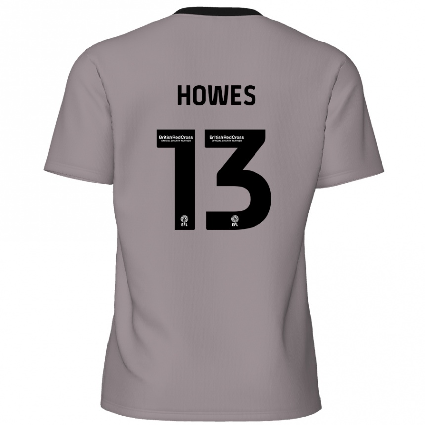 Férfi Labdarúgás Sam Howes #13 Szürke Idegenbeli Jersey 2024/25 Mez Póló Ing