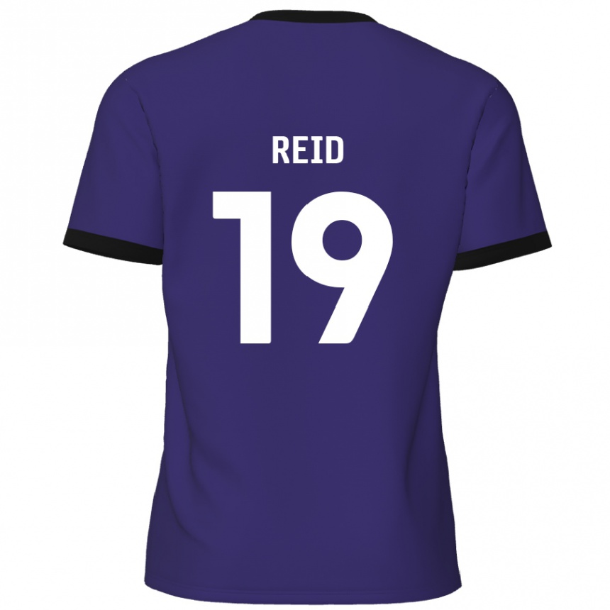 Férfi Labdarúgás Jamie Reid #19 Lila Idegenbeli Jersey 2024/25 Mez Póló Ing