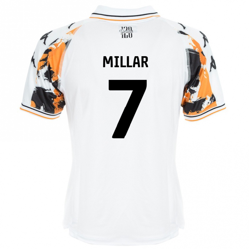 Férfi Labdarúgás Liam Millar #7 Fehér Idegenbeli Jersey 2024/25 Mez Póló Ing