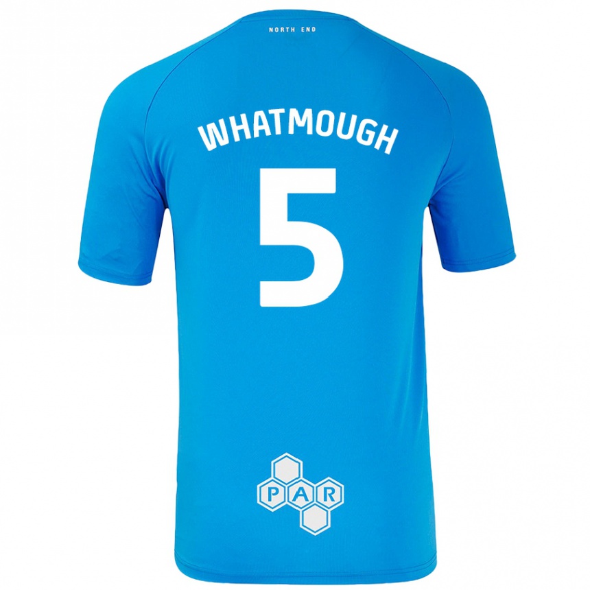 Férfi Labdarúgás Jack Whatmough #5 Égszínkék Idegenbeli Jersey 2024/25 Mez Póló Ing